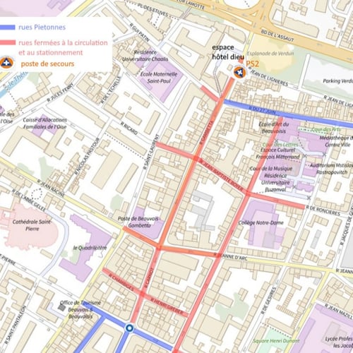 Fête de la musique à Beauvais 2026 plan