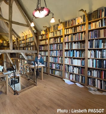Visite commentée de la bibliothèque Patrick Ansar