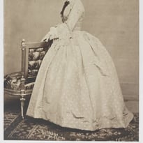 L'impératrice Eugénie en robe à pois