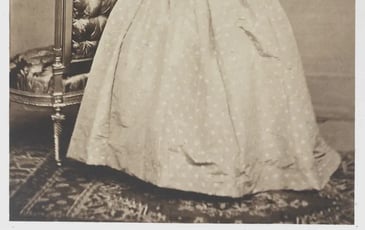 L'impératrice Eugénie en robe à pois