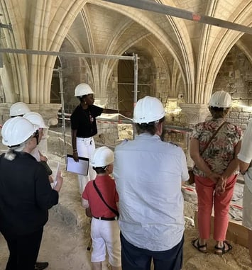 Découverte du chantier de fouille du château de Creil