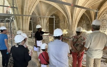 Découverte du chantier de fouille du château de Creil