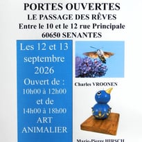 Portes ouvertes de l'atelier Le Passage des Rêves — Art animalier