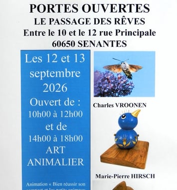 Portes ouvertes de l'atelier Le Passage des Rêves — Art animalier