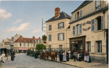 Exposition "Empreintes du temps, Chantilly par les cartes postales"