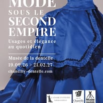 Visite 'La mode sous le Second Empire, usages et élégance au quotidien' au musée de la dentelle de Chantilly