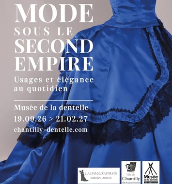 Visite 'La mode sous le Second Empire, usages et élégance au quotidien' au musée de la dentelle de Chantilly