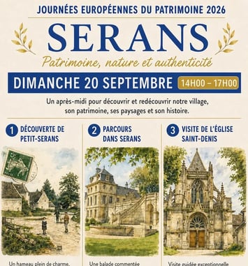 Visite guidée du village de Serans
