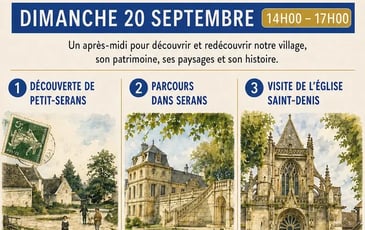 Visite guidée du village de Serans