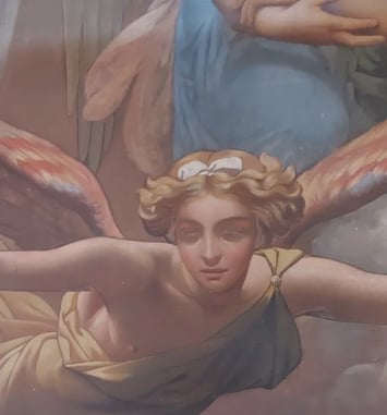 Visite 'l'Église Notre-Dame de Chantilly, tableaux et décors'