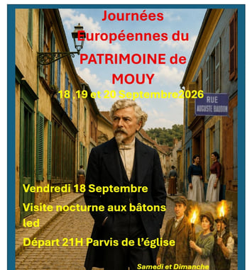Projection nocturne et retraite aux flambeaux