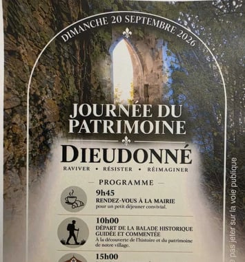 Balade historique guidée dans Dieudonné