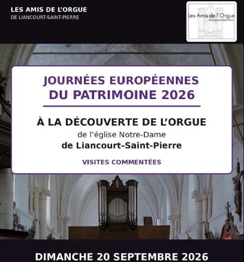 Visite guidée de l'orgue de Liancourt-Saint-Pierre (N.A. LETE, 1843)