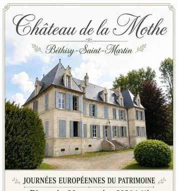 Visite guidée des extérieurs du Château de la Mothe de Béthisy-Saint-Martin